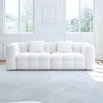 AAH Home Fleece Fabric Overstuffed Multifunction Cloud shaped Sofa Chair set for Livingroom Office AAH HOME