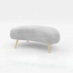 AAH Home Dutch Velvet Fabric Arc-shaped Sofa set for Livingroom Office AAH HOME