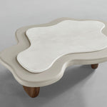 AAH Home - Coffee Table - White - Marble