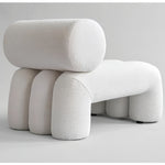 AAH Home - Lounge Chair - Off-White - Velvet