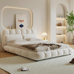 AAH Home - Bed Frame - Beige - Velvet