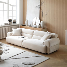 AAH Home Light Luxury Fabric Cloud Shaped Sofa set for Livingroom
