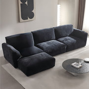 AAH Home Fleece Fabric Overstuffed Multifunction Cloud shaped Sofa Chair set for Livingroom Office