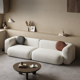 AAH Home Fleece Fabric Overstuffed Multifunction Sofa Chair set for Livingroom Office