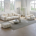 AAH Home - Sofa Set - Off-White - Solid Wood