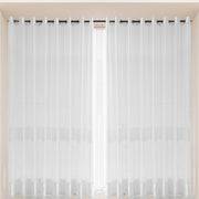 2 Panels Sheer Color Chiffon Tulle Light Window Textile Curtains Drapes for Bedroom Livingroom