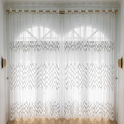 2 Panels Sheer Color Chiffon Tulle Light Window Textile Curtains Drapes for Bedroom Livingroom