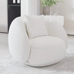 AAH Home Fleece Fabric Overstuffed Multifunction Arc-shaped Sofa set for Livingroom Office AAH HOME