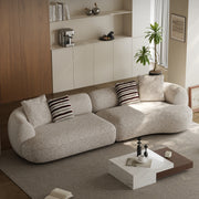 AAH Home Fleece Fabric Overstuffed Multifunction Sofa set for Livingroom Office