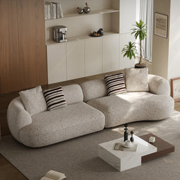 AAH Home Fleece Fabric Overstuffed Multifunction Sofa set for Livingroom Office