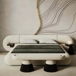 AAH Home - Bed Frame - Beige - Sherpa