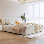 AAH Home - Bed Frame - Off-White - Solid Wood