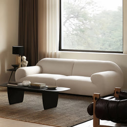 AAH Home Fleece Fabric Overstuffed Multifunction Cloud shaped Sofa Chair set for Livingroom Office