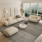 AAH Home Light Luxury Fabric Cloud Shaped Sofa set for Livingroom