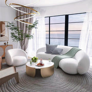 AAH Home Fleece Fabric Overstuffed Multifunction Sofa Chair set for Livingroom Office