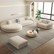 AAH Home Fleece Fabric Overstuffed Multifunction Sofa set for Livingroom Office