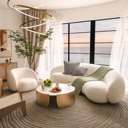 AAH Home Fleece Fabric Overstuffed Multifunction Sofa Chair set for Livingroom Office