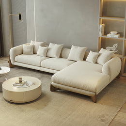 AAH Home Fleece Fabric Overstuffed Multifunction Sofa set for Livingroom Office