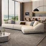 AAH Home - Sectional Sofa - Beige - Solid Wood