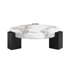 AAH Home - Coffee Table - White - Marble