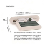 AAH Home - Bed Frame - Beige - Sherpa