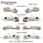 AAH Home - Sectional Sofa - Beige - Solid Wood