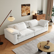 AAH Home Light Luxury Linen Cotton  Fabric Cloud Shaped Sofa set for Livingroom