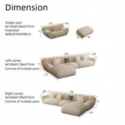 AAH Home Fleece Fabric Overstuffed Multifunction Sofa set for Livingroom Office