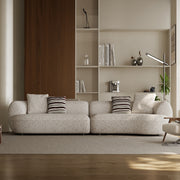 AAH Home Fleece Fabric Overstuffed Multifunction Sofa set for Livingroom Office