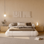 AAH Home - Bed Frame - Beige - Sherpa