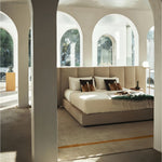 AAH Home - Bed Frame - Beige - Velvet