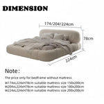 AAH Home - Bed Frame - Off-White - Solid Wood