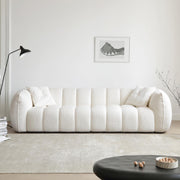 AAH Home Fleece Fabric Overstuffed Multifunction Pumpkin shaped Sofa Chair set for Livingroom Office