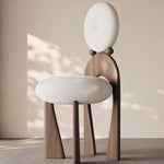 AAH Home - Dining Chair - Off-White - Sherpa