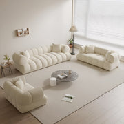 AAH Home Fleece Fabric Overstuffed Multifunction Cloud shaped Sofa Chair set for Livingroom Office