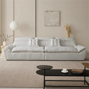 AAH Home Light Luxury Linen Cotton  Fabric Cloud Shaped Sofa set for Livingroom