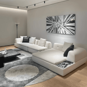 AAH Home Light Luxury Fabric Cloud Shaped Sofa set for Livingroom