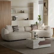 AAH Home Fleece Fabric Overstuffed Multifunction Sofa set for Livingroom Office