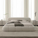 AAH Home - Bed Frame - Off-White - Solid Wood