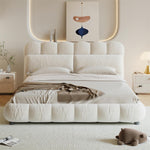 AAH Home - Bed Frame - Beige - Velvet