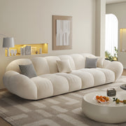 AAH Home Light Luxury Fabric Cloud Shaped Sofa set for Livingroom