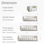 AAH Home Fleece Fabric Overstuffed Multifunction Pumpkin shaped Sofa Chair set for Livingroom Office