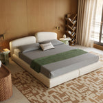 AAH Home - Bed Frame - Cream - Sherpa