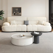 AAH Home Light Luxury Fabric Cloud Shaped Sofa set for Livingroom