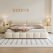 AAH Home Bed Frame Modern Velvet King Queen Size for bedroom Without Mattress
