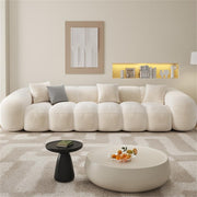 AAH Home Fleece Fabric Overstuffed Multifunction Cloud shaped Sofa Chair set for Livingroom Office