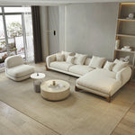 AAH Home - Sectional Sofa - Off-White - Solid Wood