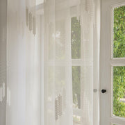 2 Panels Sheer Color Chiffon Tulle Light Window Textile Curtains Drapes for Bedroom Livingroom