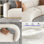 AAH Home - Living Room Sofa - Beige - Solid Wood