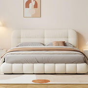 AAH Home Bed Frame Modern Velvet King Queen Size for bedroom Without Mattress